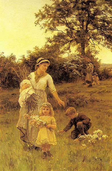 Frederick Morgan The Garland, Germany oil painting art